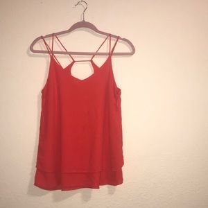 Sans Souci Red Strappy Tank